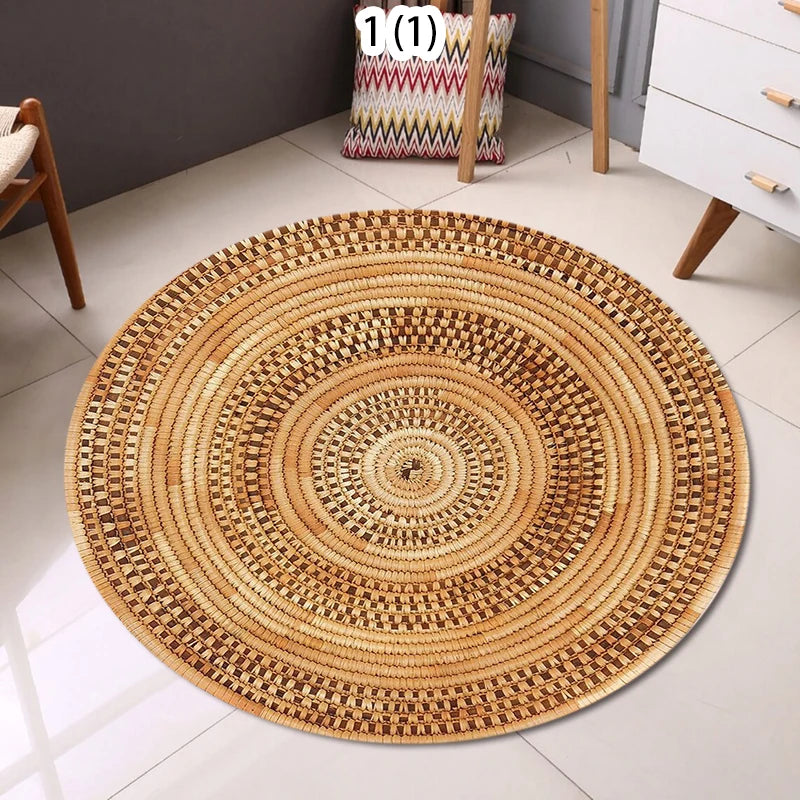 Bohemian Round Floor Rug