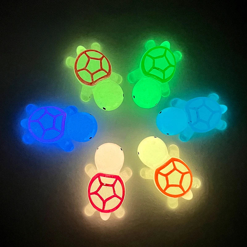 Fashion Shoe Charms Set Accessories Hole Shoe Buckle Cute Animal Luminous Little Turtle DIY for Bogg Bags Shoes Decorations