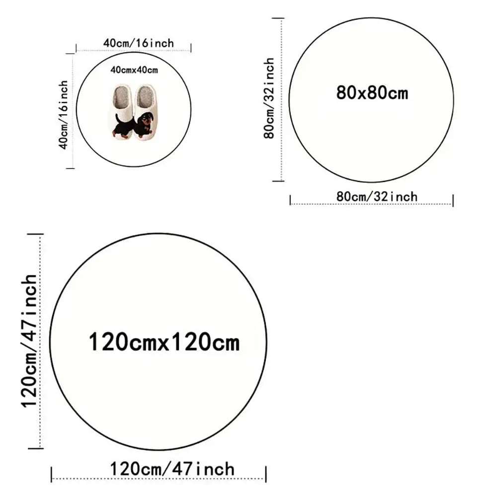 Bohemian Round Floor Rug