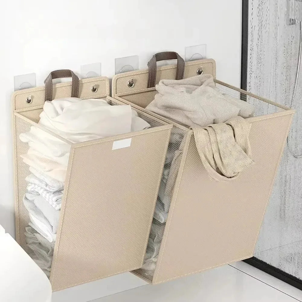 Household Laundry Baskets Foldable Bathrooms Laundry Baskets Large Capacity Multifunctional Waterproof Clothes Storage Basket
