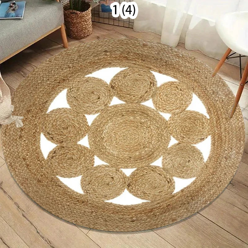 Bohemian Round Floor Rug