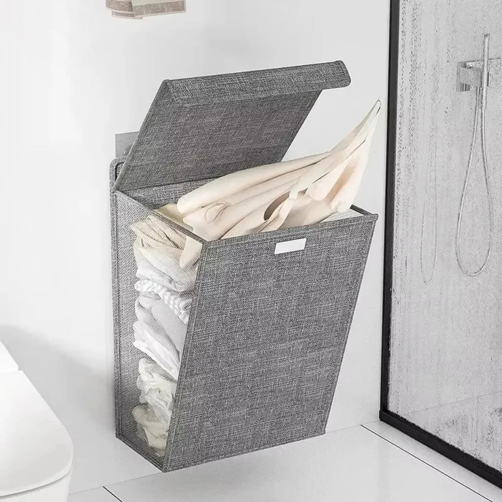 Household Laundry Baskets Foldable Bathrooms Laundry Baskets Large Capacity Multifunctional Waterproof Clothes Storage Basket