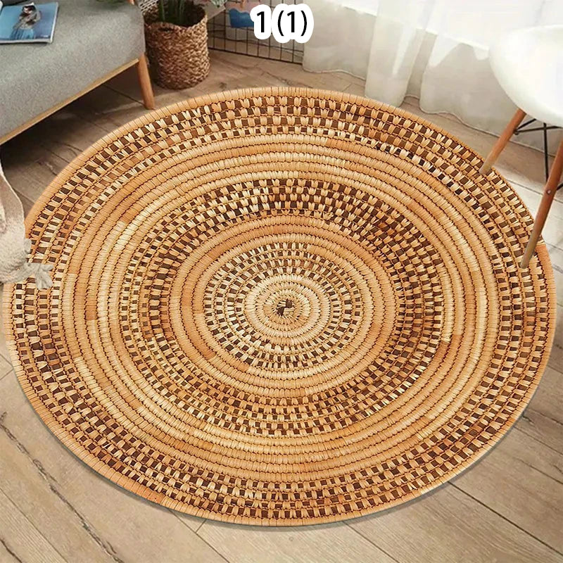 Bohemian Round Floor Rug