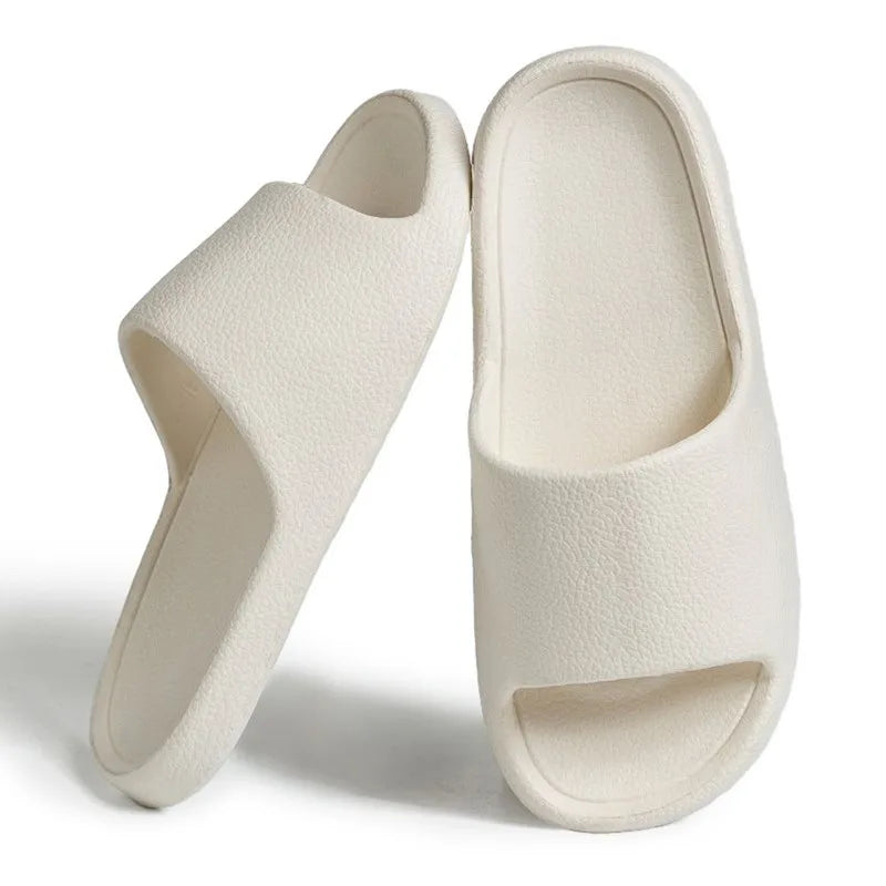 2025 Women Soft Sole Cloud Slippers Thick Platform Indoor Outdoor Beach Sandals Summer EVA Non Slip Flip Flops Men slippers