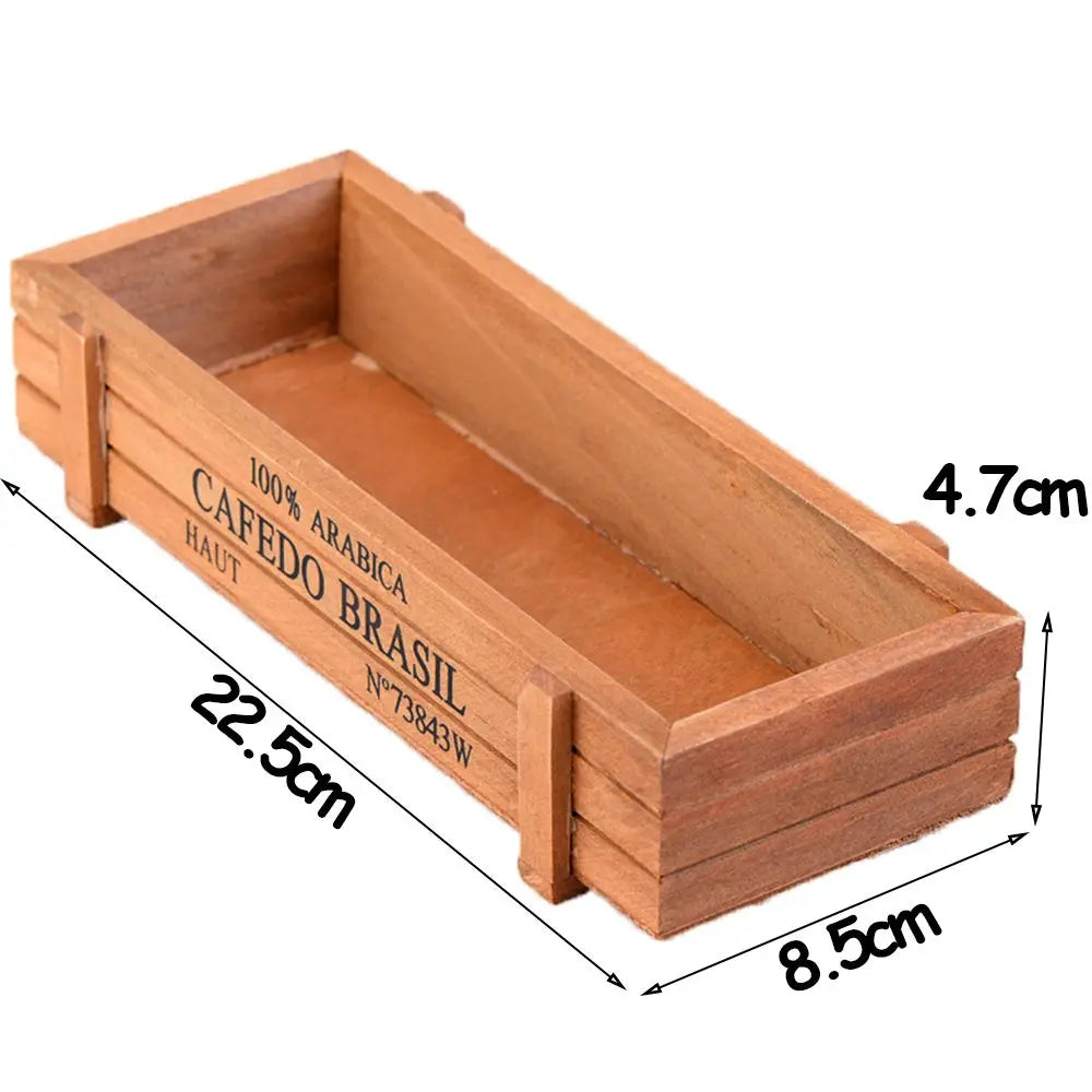 Vintage Wooden Flower Trough Planter