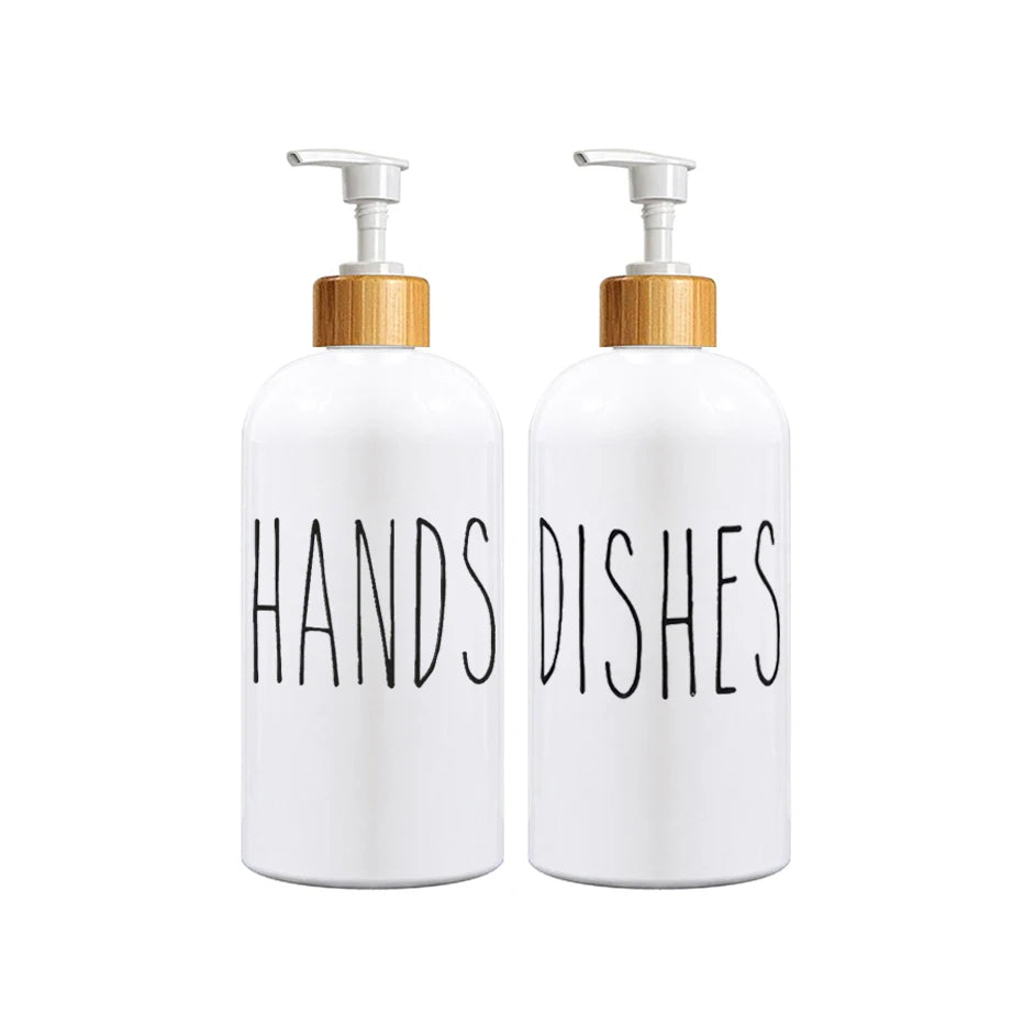 Letter Soap Dispenser Set (2pc)