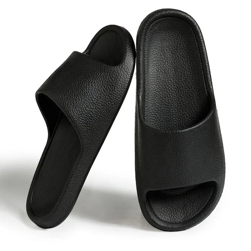 2025 Women Soft Sole Cloud Slippers Thick Platform Indoor Outdoor Beach Sandals Summer EVA Non Slip Flip Flops Men slippers