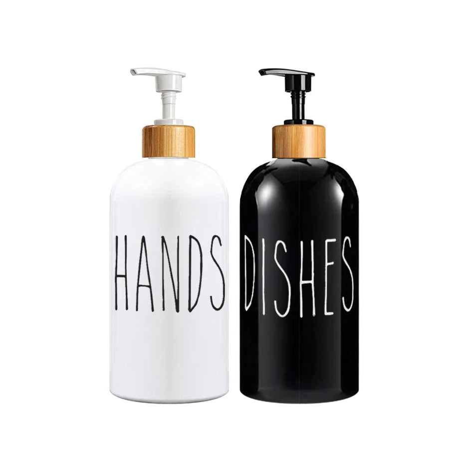 Letter Soap Dispenser Set (2pc)