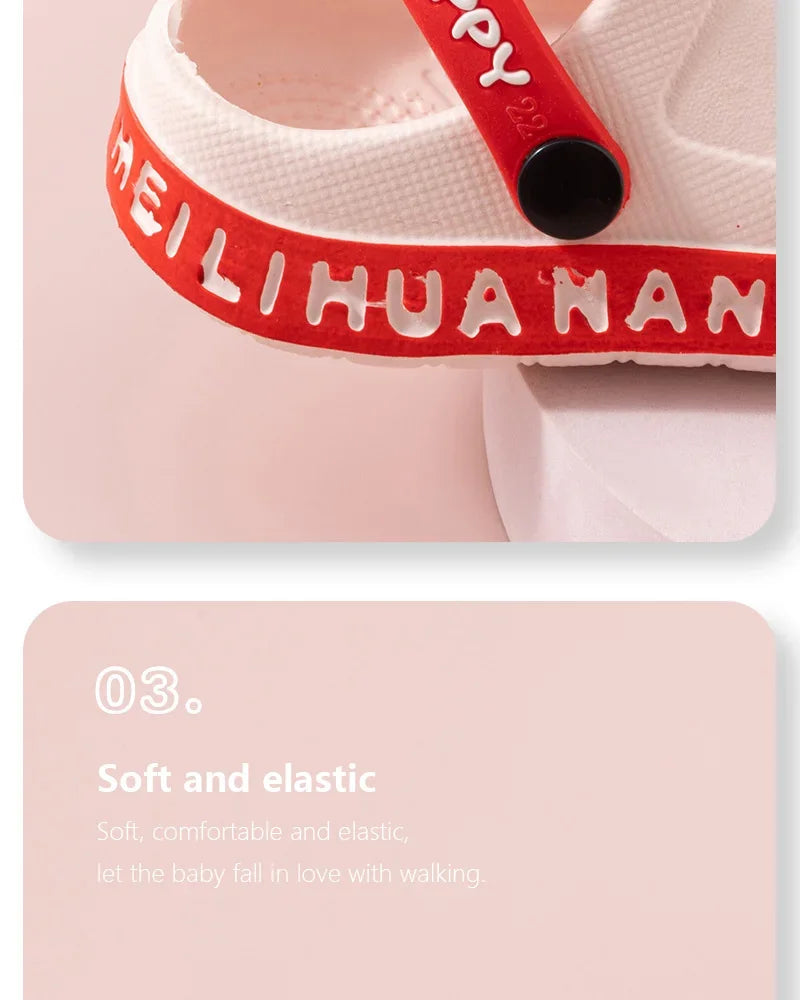 Children Garden Shoes Cute EVA Cartoon Beach Sandals Babies Summer Slippers High Quality Soft Kids Outdoor Slippers Flip Shoes