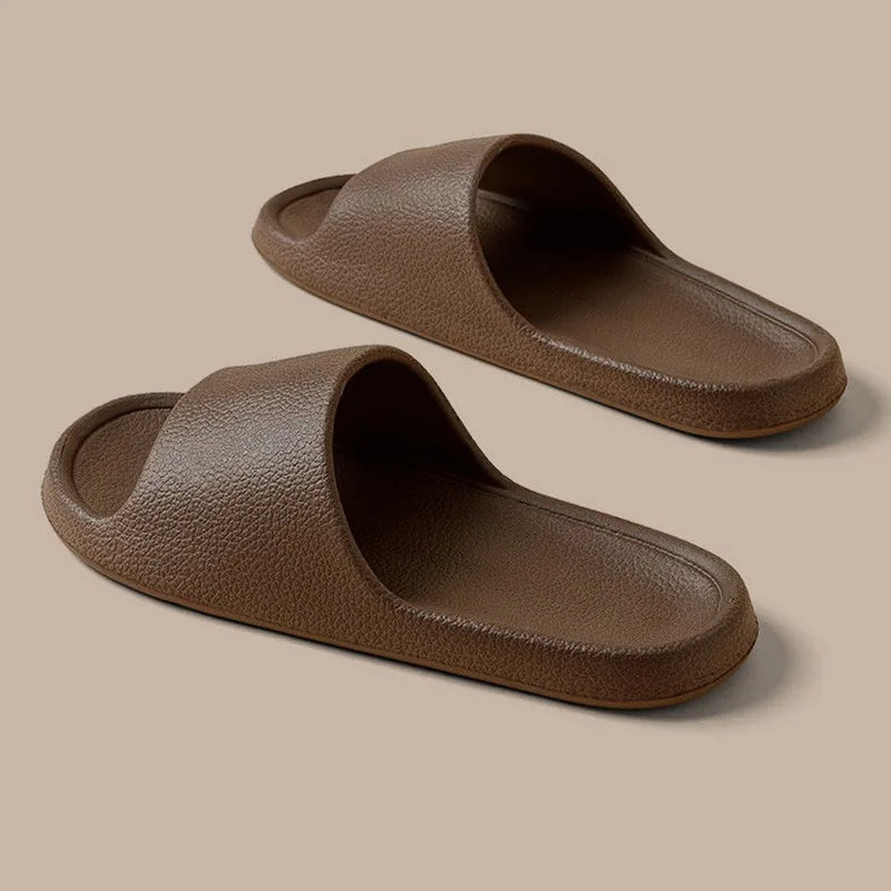 2025 Women Soft Sole Cloud Slippers Thick Platform Indoor Outdoor Beach Sandals Summer EVA Non Slip Flip Flops Men slippers